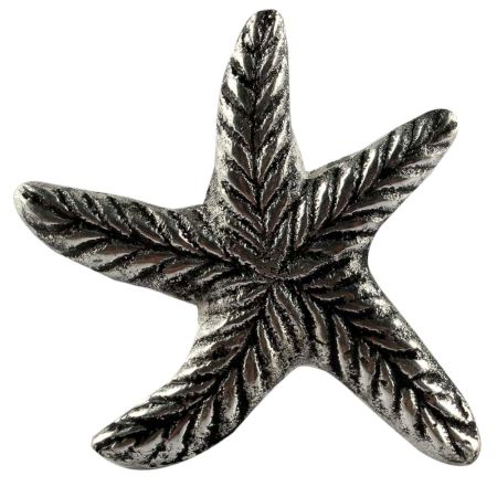 Silver Starfish Metal Knobs 